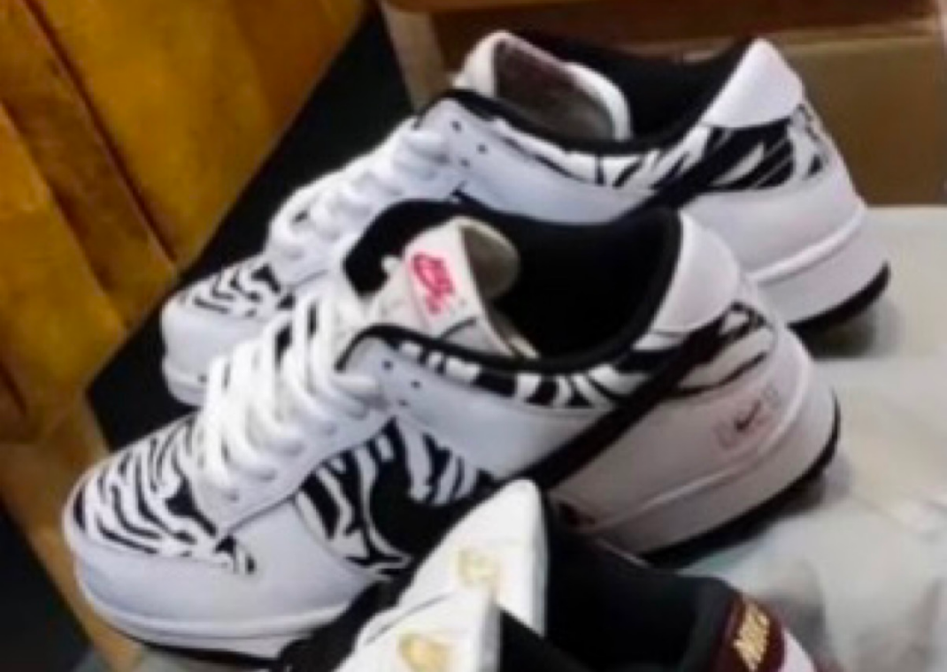 zebra print dunks