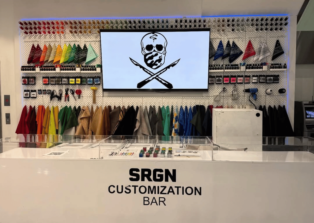 SRGN Customization Bar at Urban Necessities
