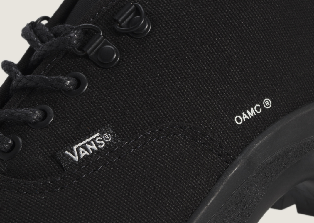 OAMC x Vans OTW Authentic Oxford Black - Detail