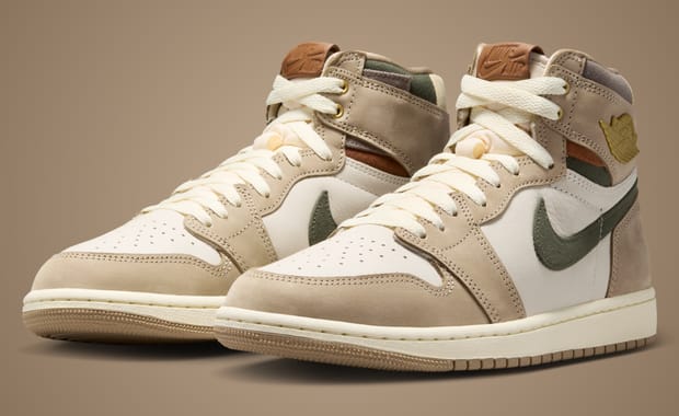 This Khaki and Olive Women’s Exclusive Air Jordan 1 High Drops Next Week