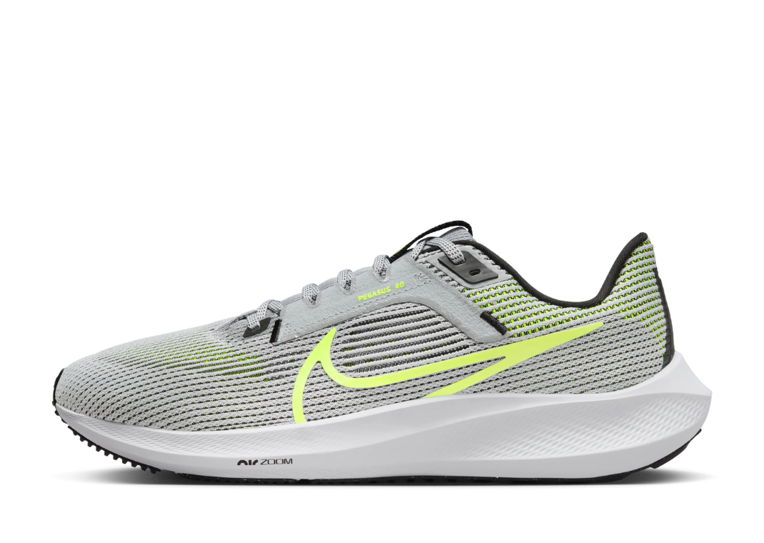 Nike Pegasus 40 Wolf Grey Volt Lateral