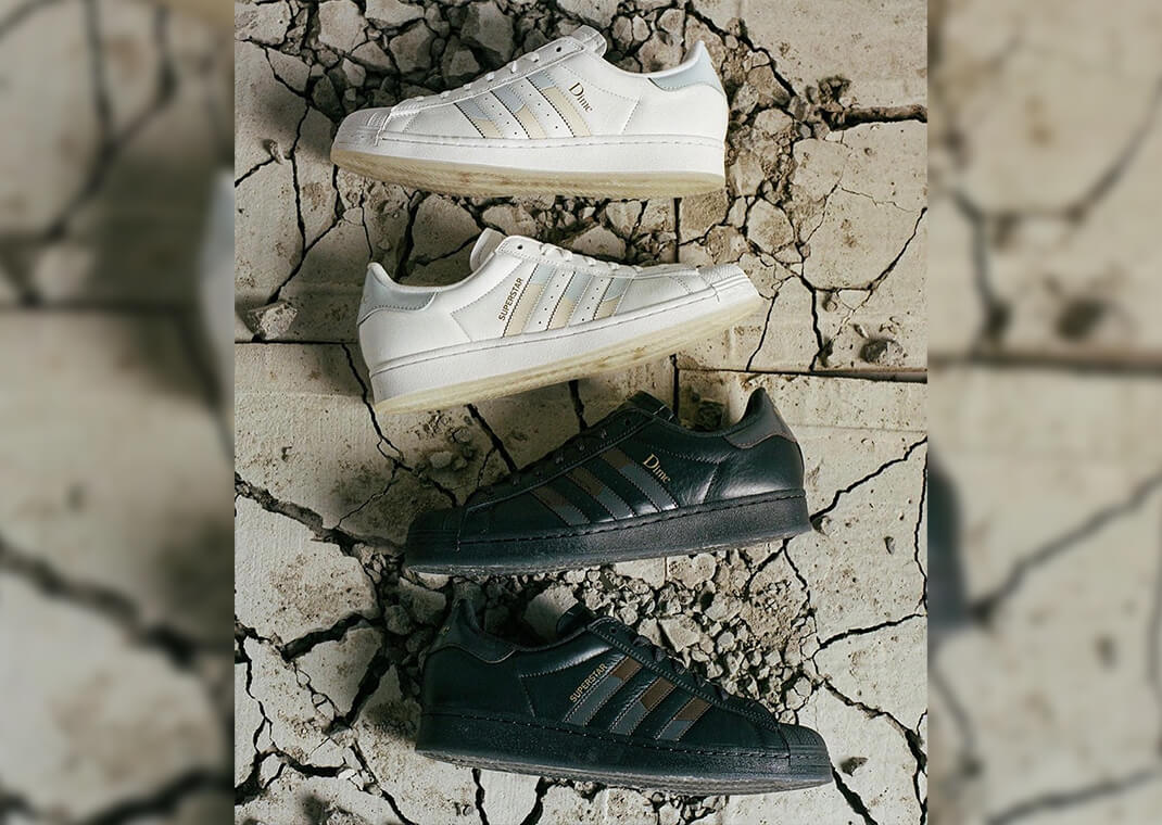 Neutral Tones Grace The Dime x adidas Superstar ADV Pack