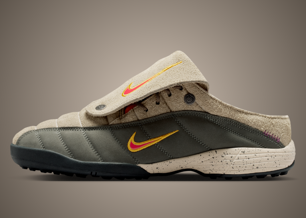 Kids of Immigrants x Nike T90 Mule Khaki - Lateral