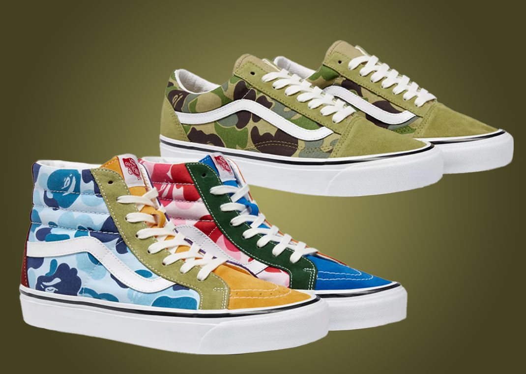 BAPE x Vans February 2022 Collection