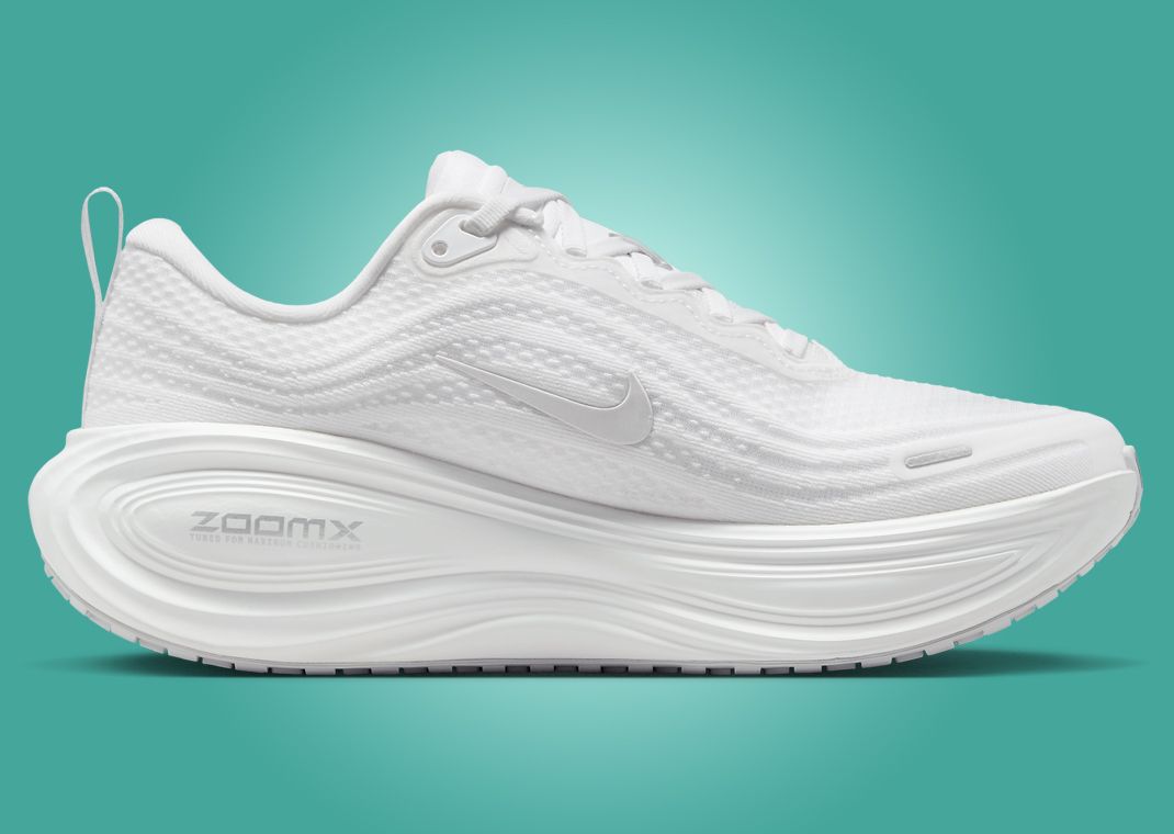 Nike Vomero Plus Triple White (W) Medial