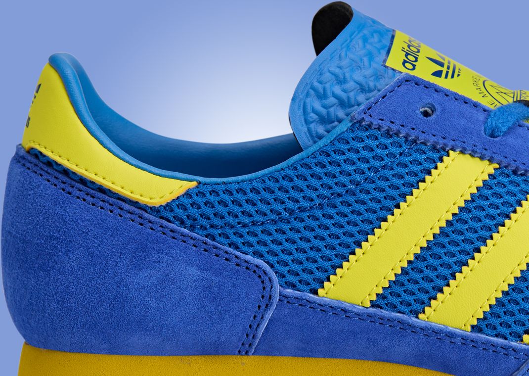 adidas TRX Mesh SPZL Hi-Res Blue Shock Yellow Detail