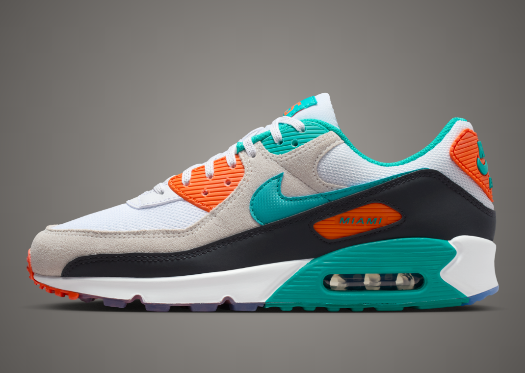 NFL x Nike Air Max 90 Dolphins Lateral