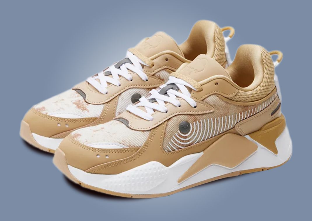 PUMA x Dixie D'Amelio ☆ RS-X WMN'S Light Sand PUMA RS-X Womens Dixie D'Amelio Studio White Tan Light Sand