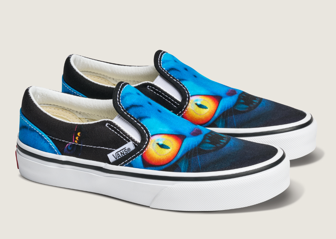 K-Pop Demon Hunters x Vans Slip-On Derpy Tiger (GS) - Angle