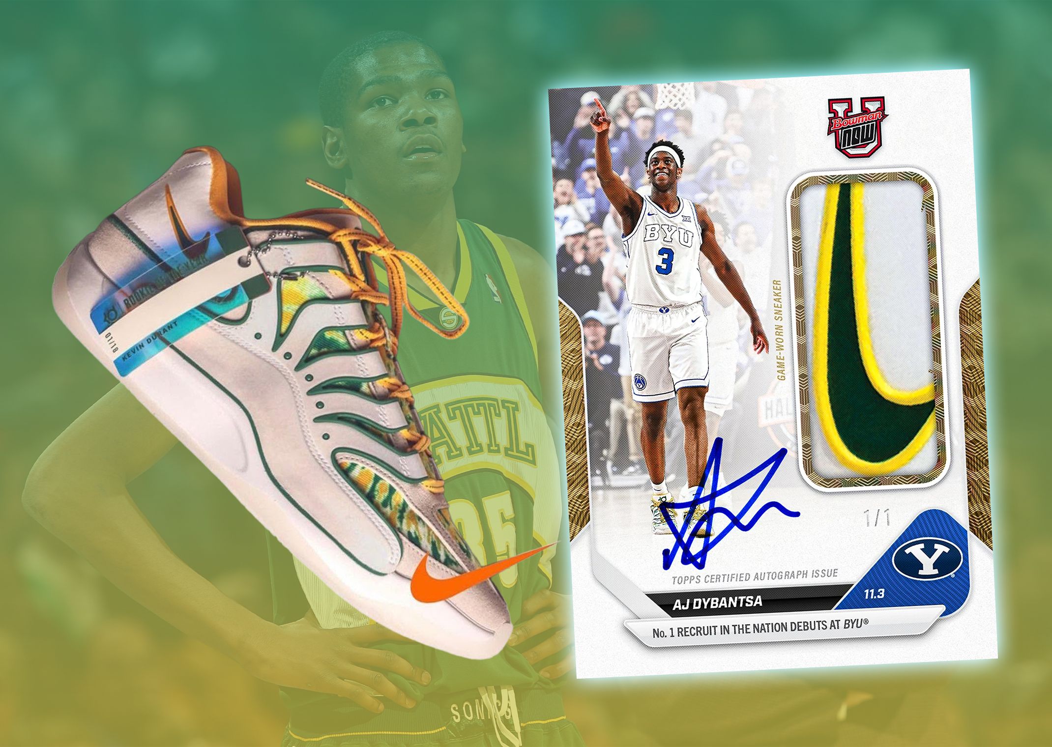 AJ Dybantsa one-of-one card sells for $20,000