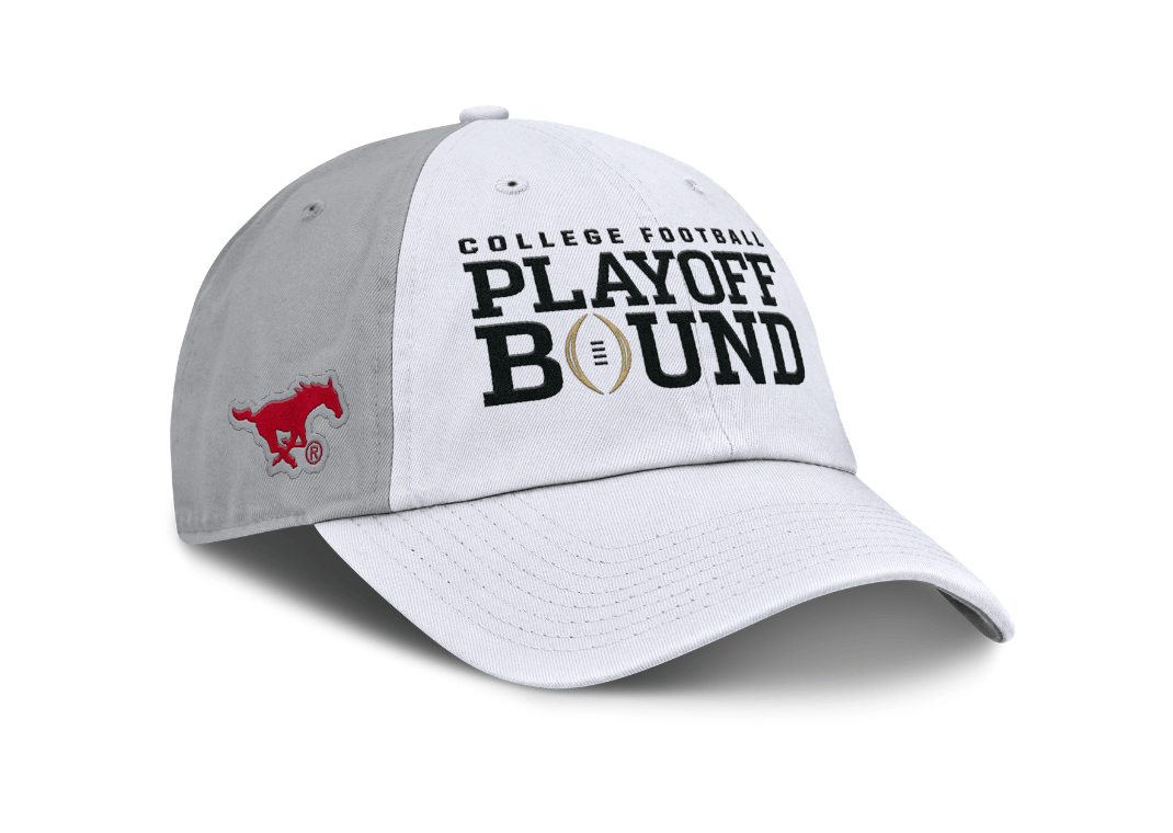SMU Mustangs 2025 College Football Playoff Bound Club Men's Nike College Adjustable Hat