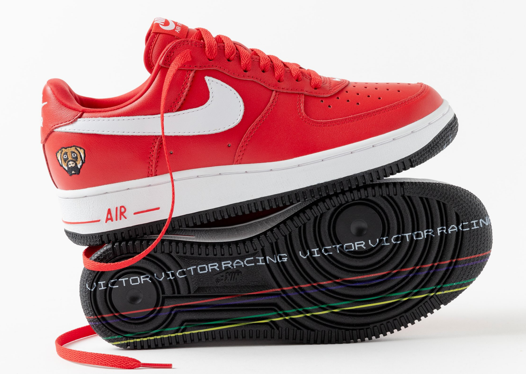 Victor Victor x Nike Air Force 1 Low ‘01 University Red