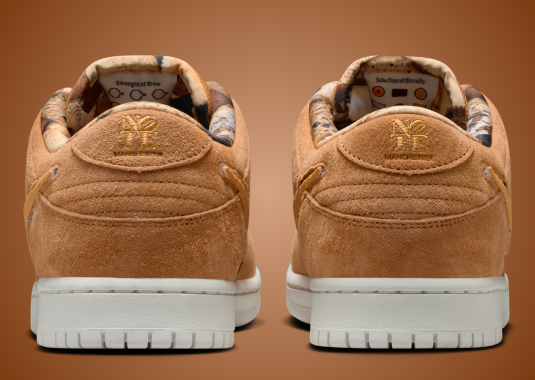 NOTE Manchester x Nike SB Dunk Low Brew and Biscuits - Back