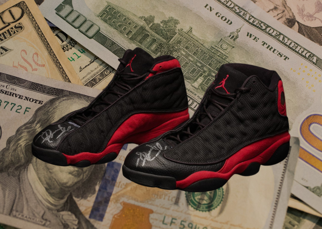 Michael Jordan's Game Worn And Signed Air Jordan 13 "Bred" Worn During Game 2 Of The 1998 NBA Finals