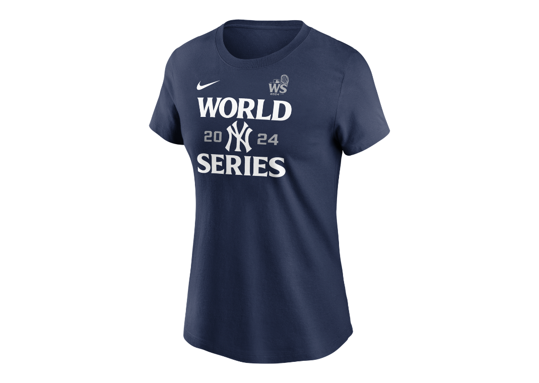 New York Yankees 2024 World Series Authentic Collection Women's Nike MLB T-Shirt