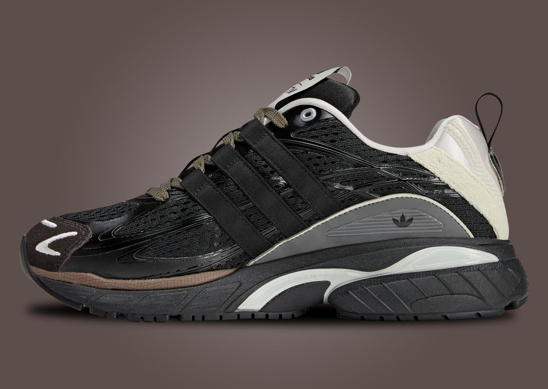 SFTM x adidas Adistar Cushion Core Black Dark Brown Medial