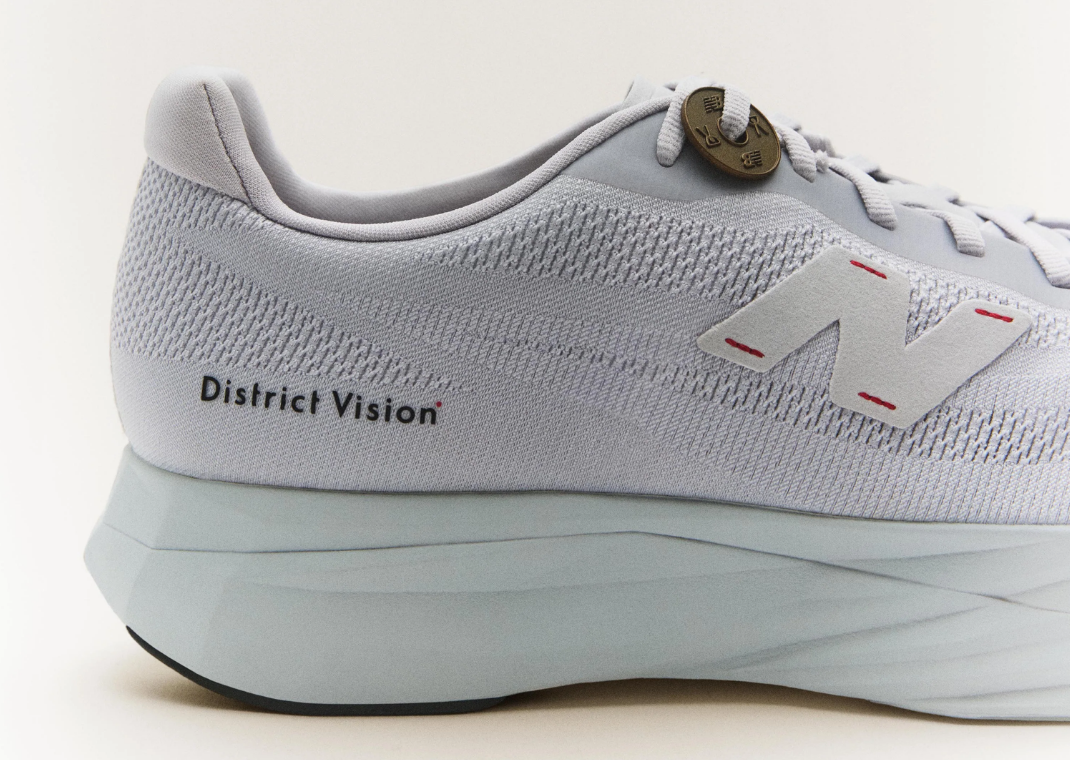 District Vision x New Balance FuelCell SC Elite v5 Pearl Grey - Detail