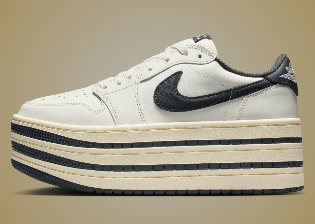 Air Jordan 1 Low Triple Stack Sail (W) Lateral
