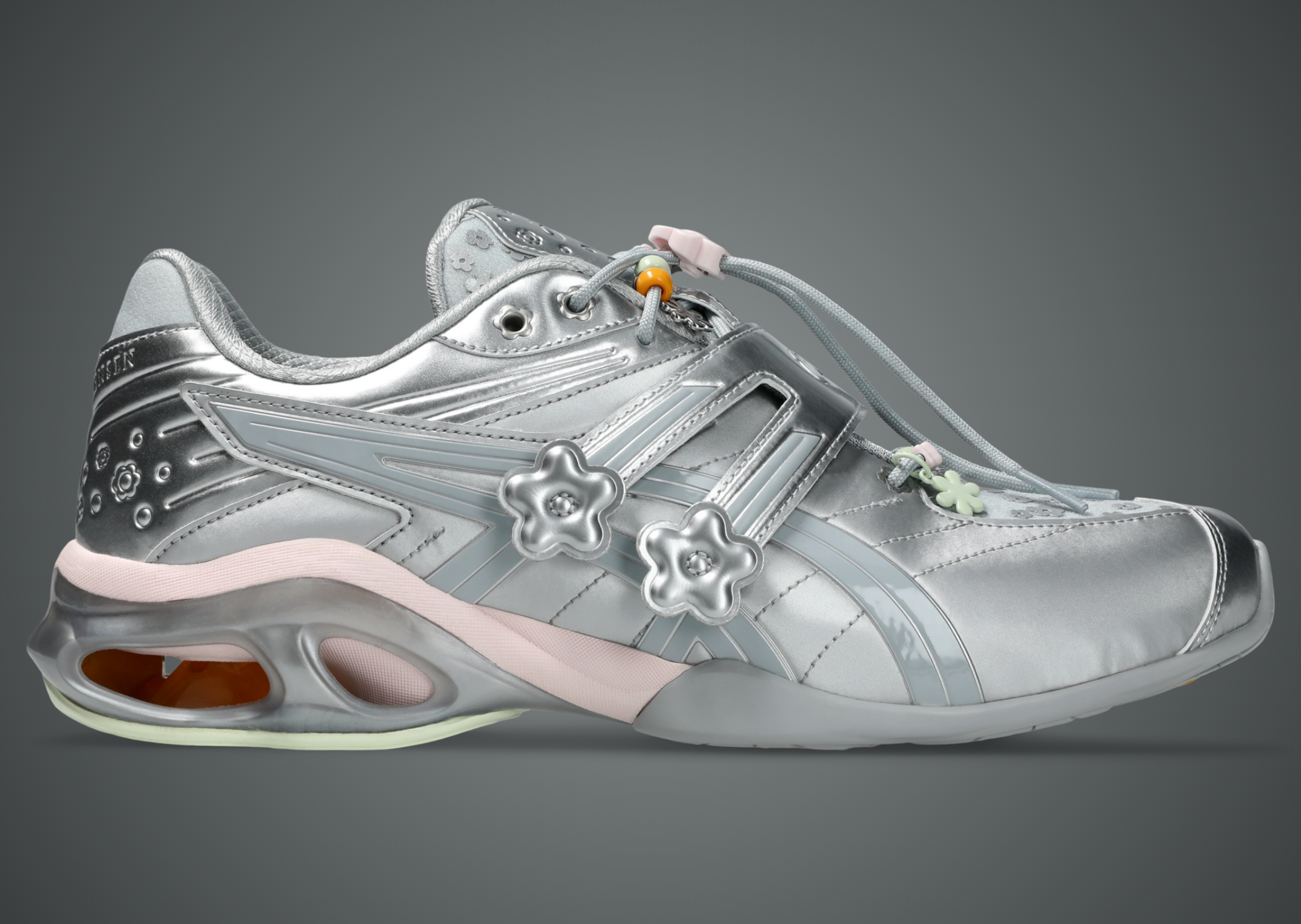 Cecilie Bahnsen x Asics Gel-Kinetic FR Piedmont Grey - Lateral