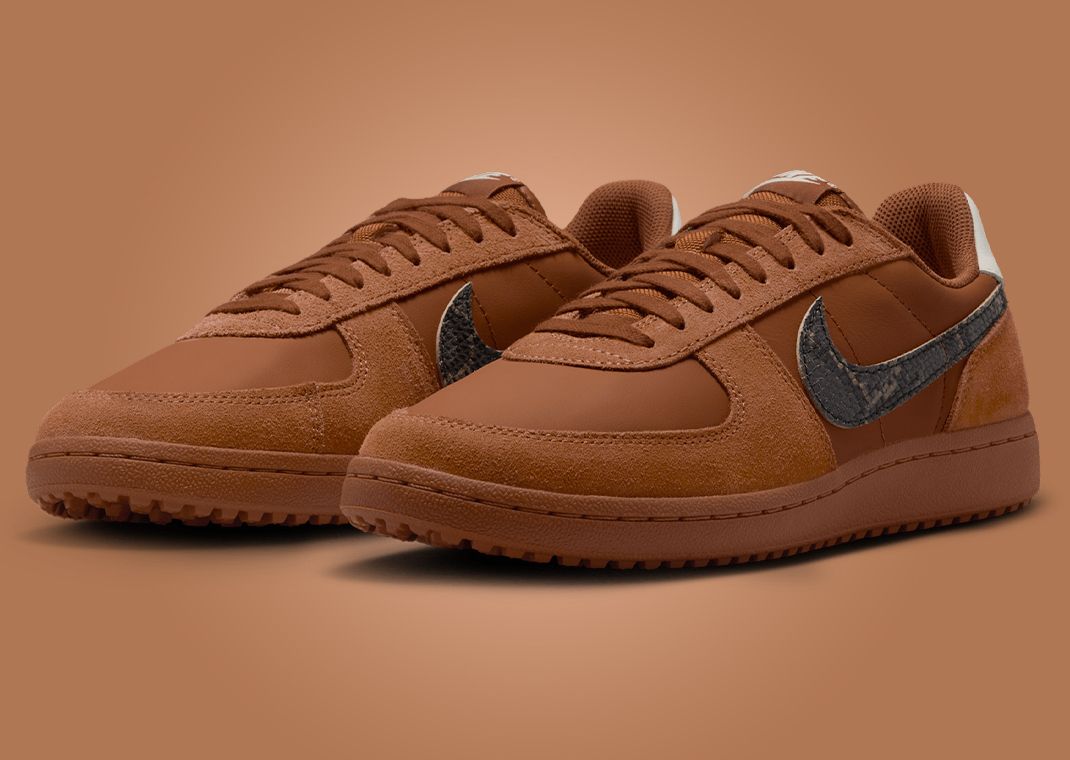 Nike Field General Snakeskin Light British Tan Angle