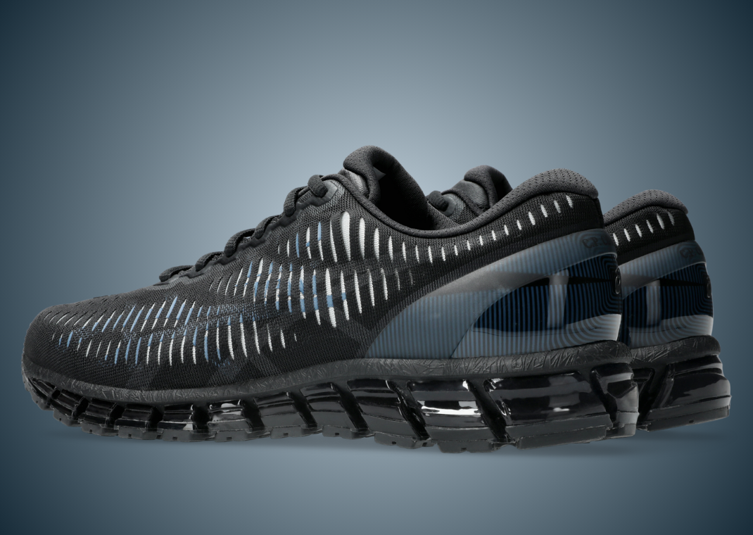 C.P. Company x Asics Gel-Quantum 360 I Black Beauty Heel Angle