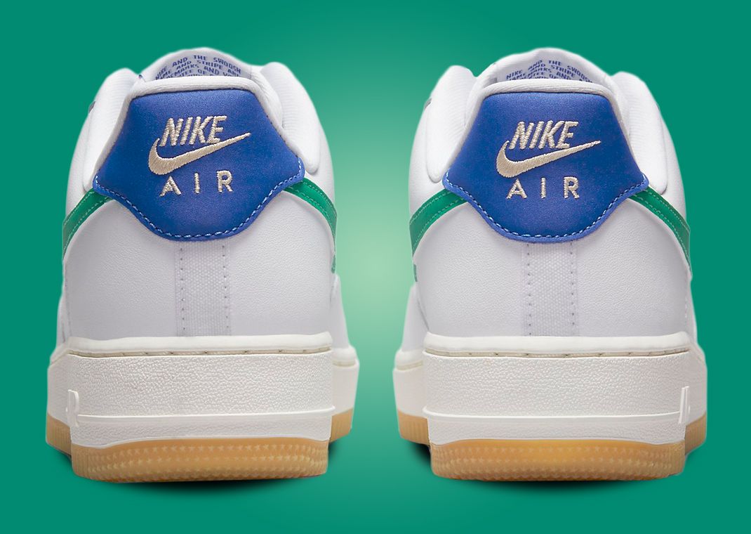 nike air force 1 white green noise game royal