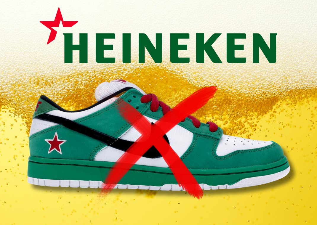 The Heineken x Nike SB Dunk Low Not Releasing In 2023