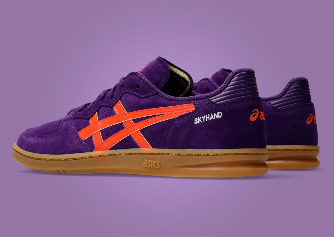 Asics Skyhand OG Midnight Plum Koi Heel Angle