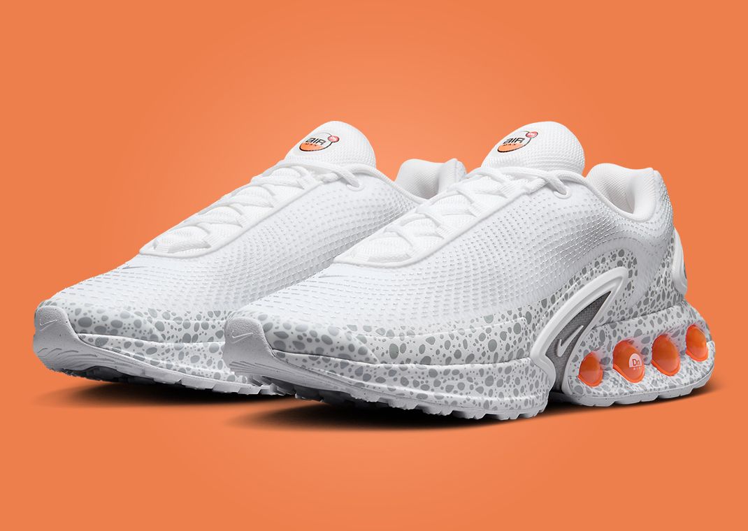 Nike Air Max DN Electric White Metallic Silver Angle
