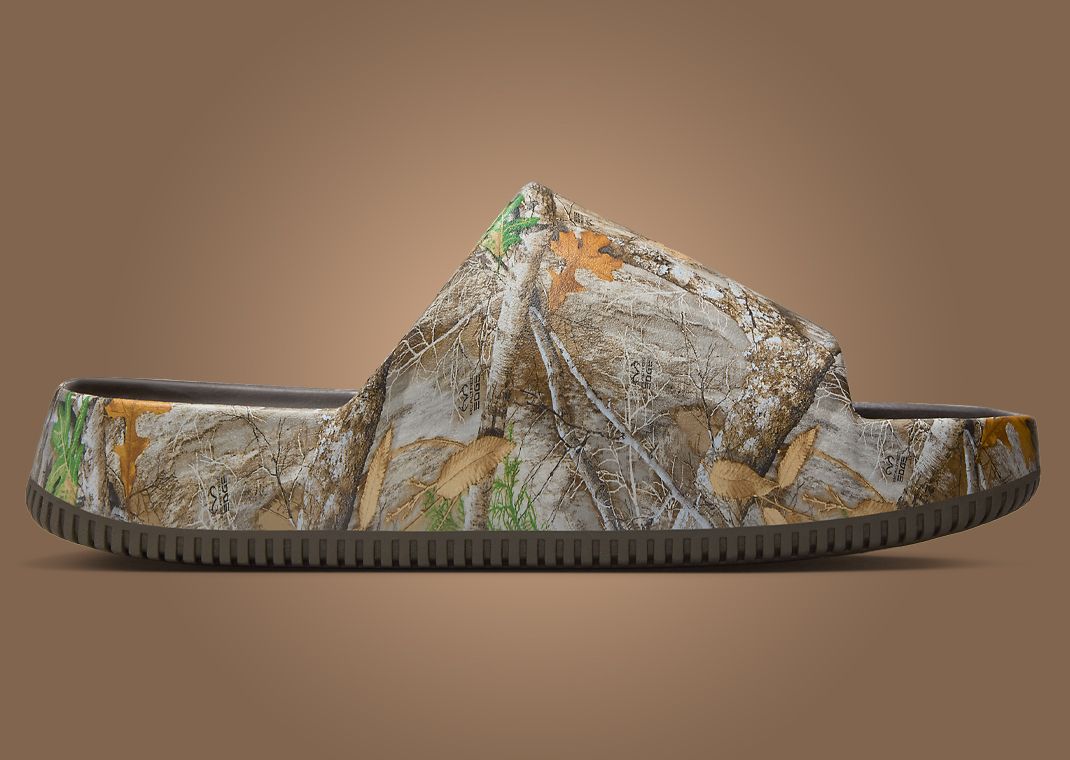 Nike Calm Slide Realtree Camo Medial Left