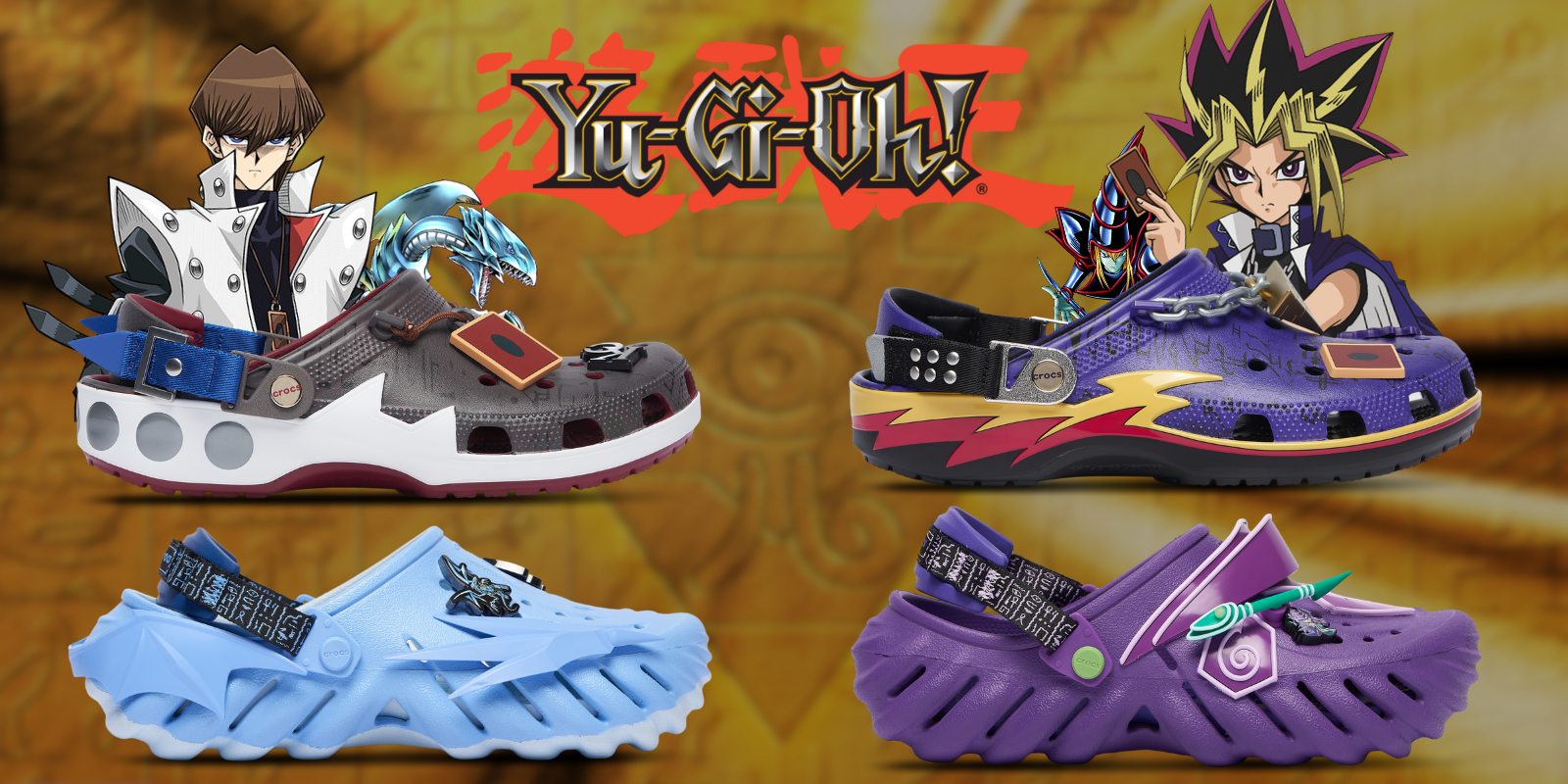 Crocs is Dropping Four Yu-Gi-Oh! Clogs
