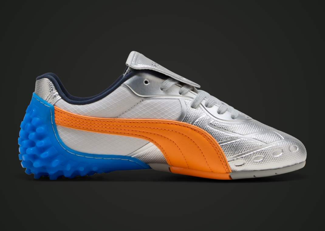 Fenty x Puma Avanti LS-X Metallic Silver Orange - Medial