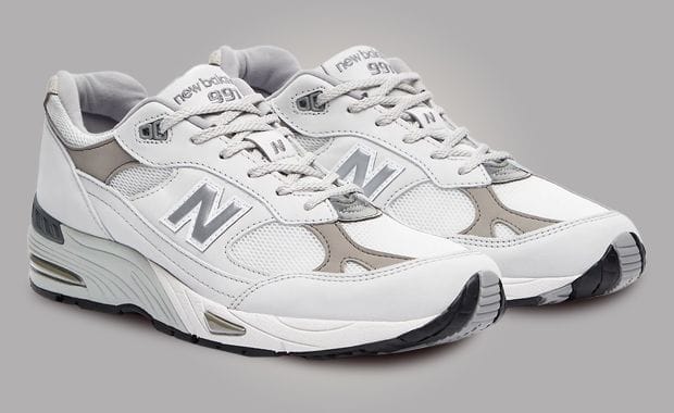 The New Balance 991 Made in UK Is Dressed in Star White