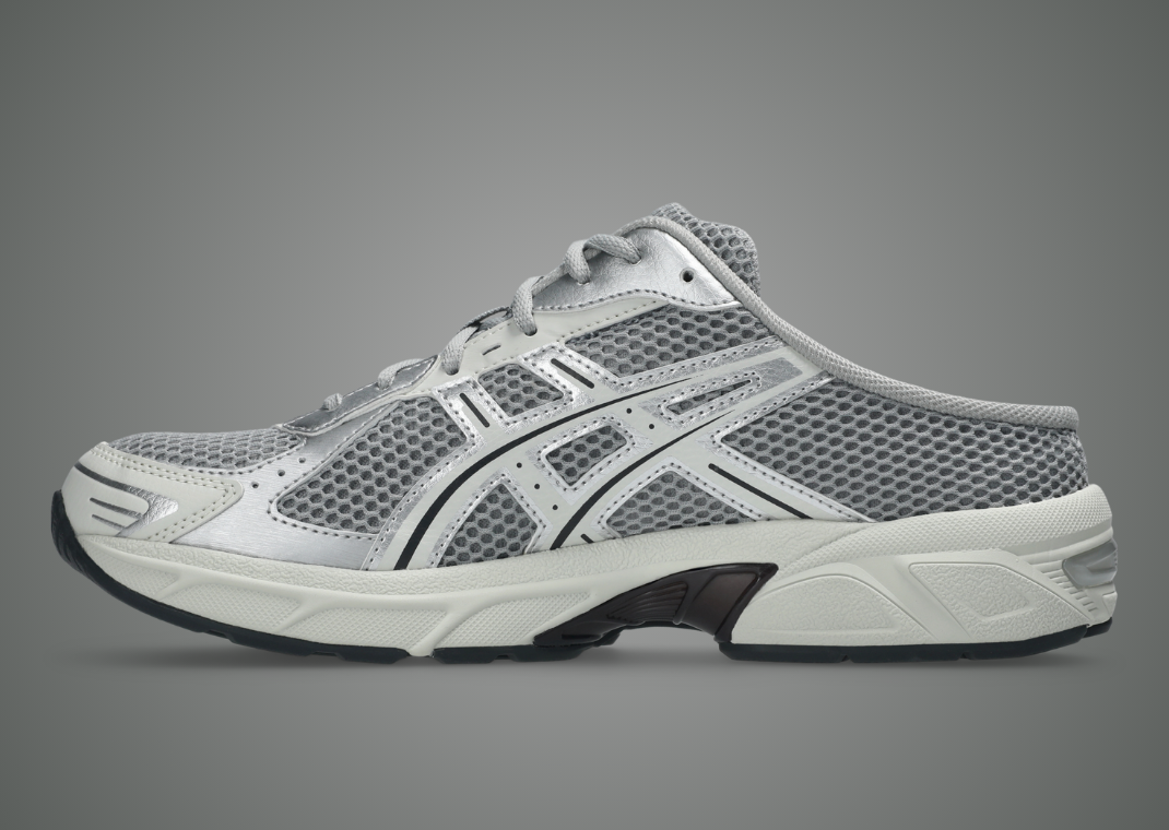 Asics Gel-1130 Mule Silver - Lateral