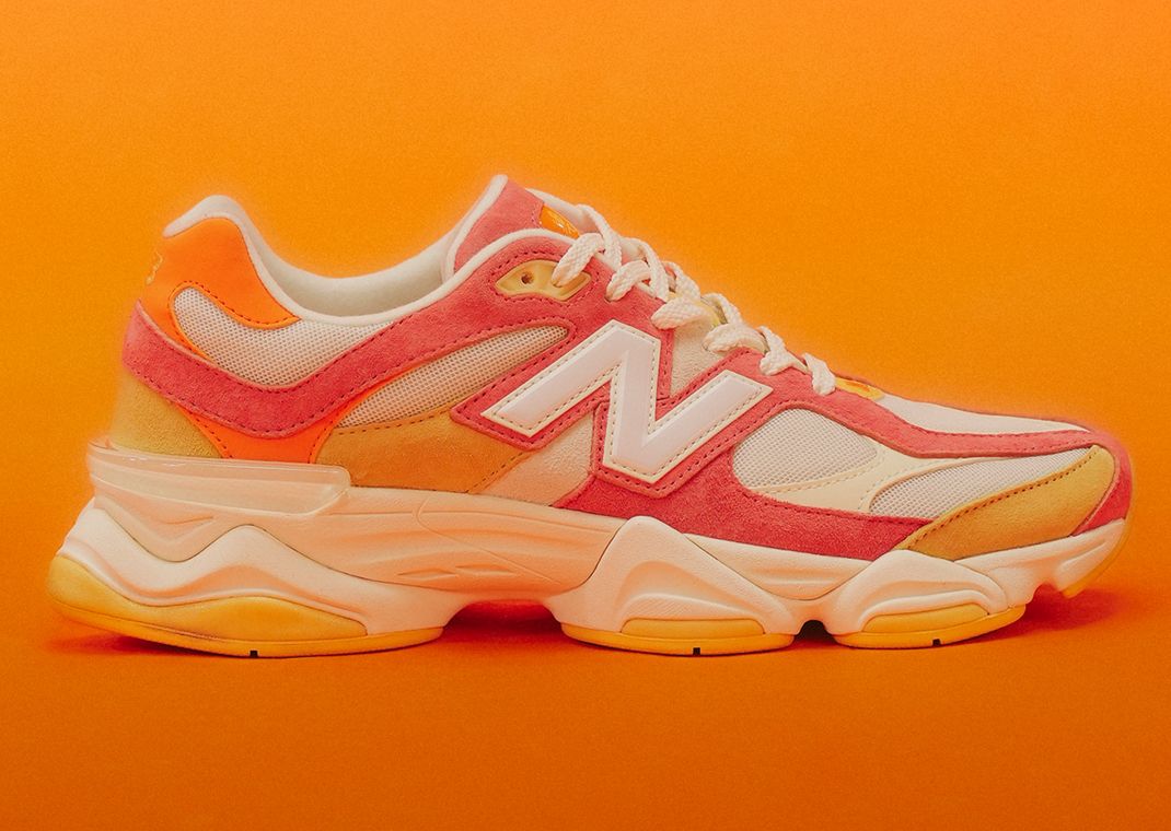 New Balance 9060 Clementine True Red Lateral