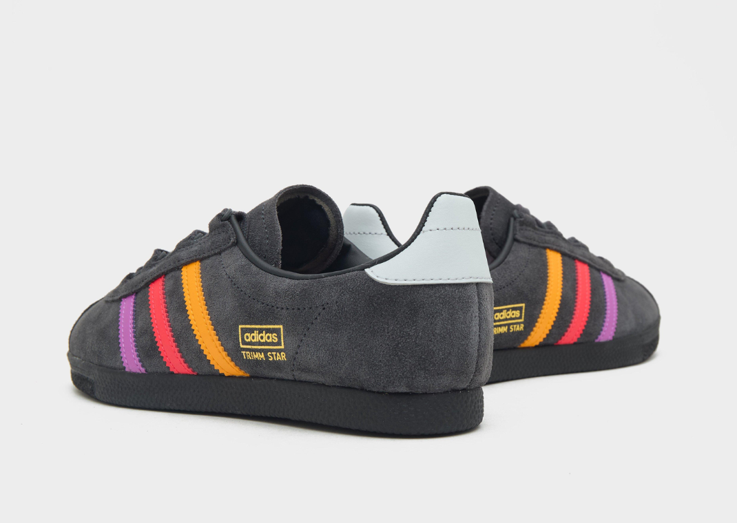adidas Trimm Star VHS Black Heel Angle