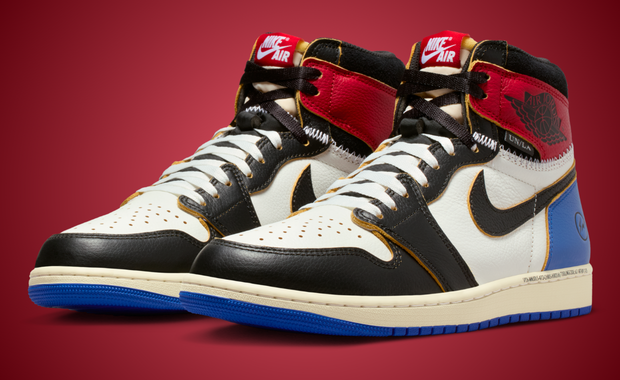 The fragment x Union LA x Air Jordan 1 High Chicago Royal is