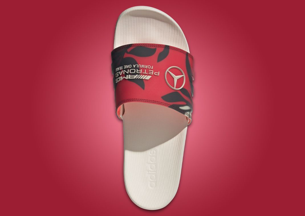 Mercedes AMG Petronas Formula One Team x adidas Adilette Comfort Slide Top