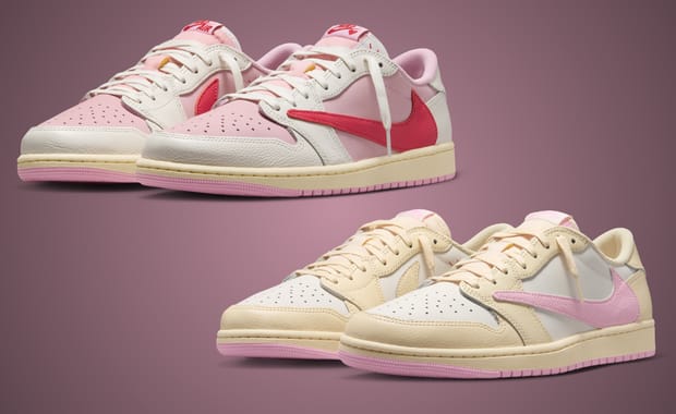 Official Images of Travis Scott’s Air Jordan 1 Low Pink Pack Have Arrived