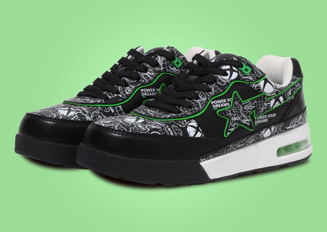 Xbox x BAPE Road STA Camo Angle