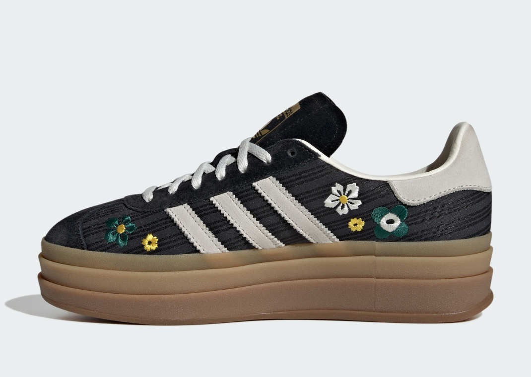 Liberty London x adidas Gazelle Bold Black - Medial