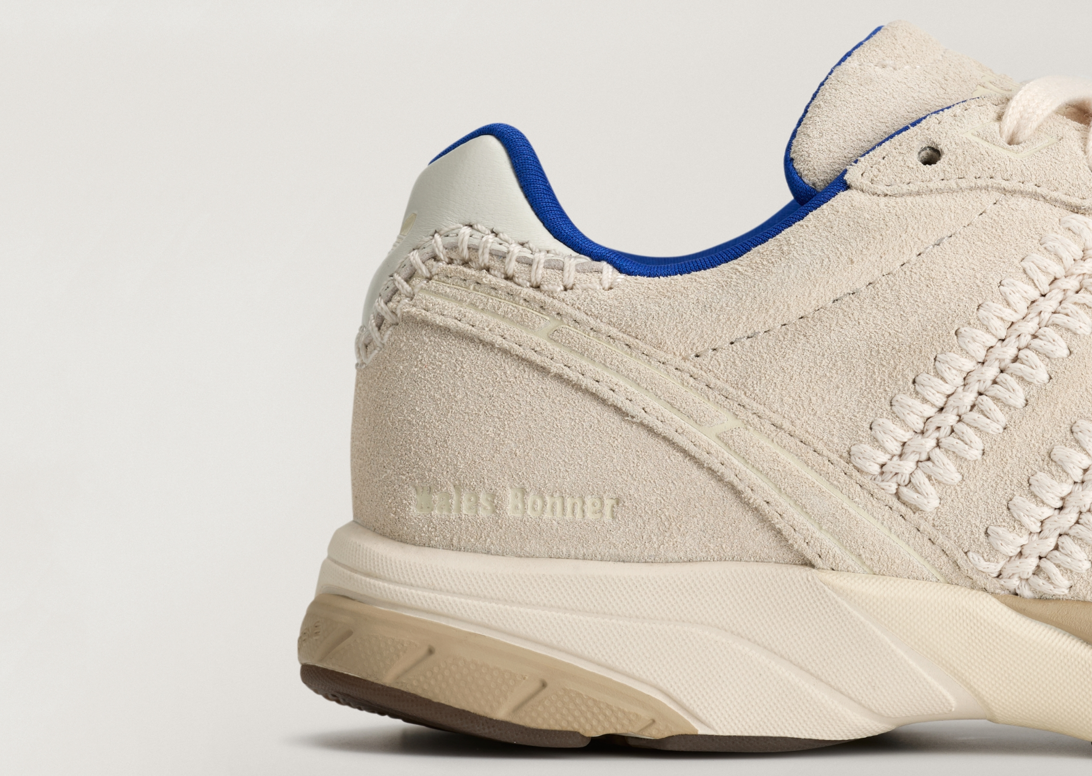 Wales Bonner x adidas Adizero Adios Wonder White - Heel Detail