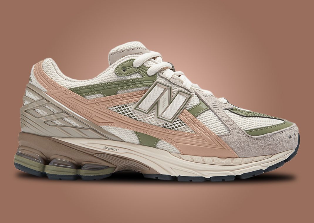 New Balance 1906U Linen Dark Olivine Lateral