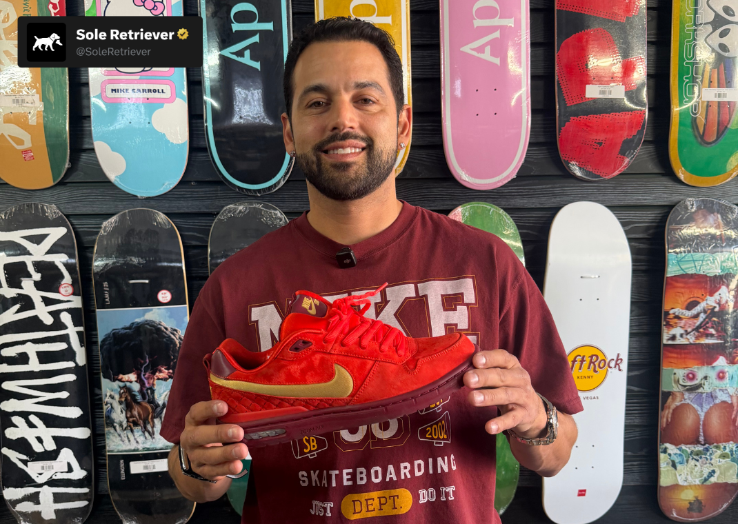Paul Rodriguez with his Nike SB P-Rod 1
