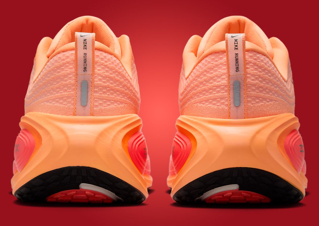 Nike Vomero Plus Orange Pulse Heel Detail