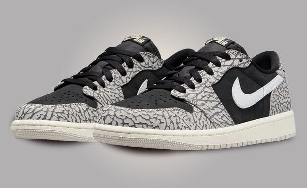 Official Look at the Air Jordan 1 Retro Low OG Black Elephant