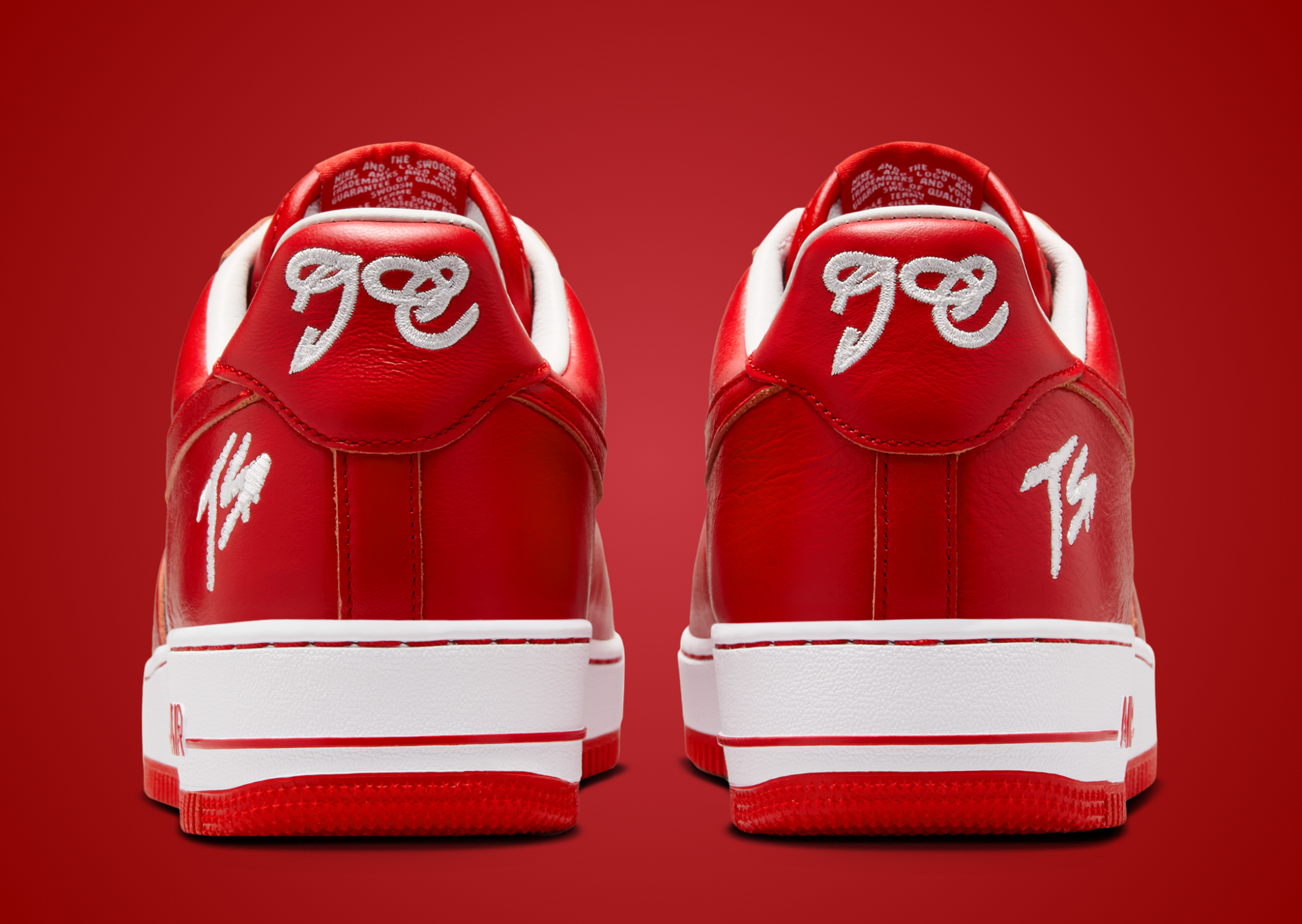 Terror Squad x Nike Air Force 1 Low Red Release - Back