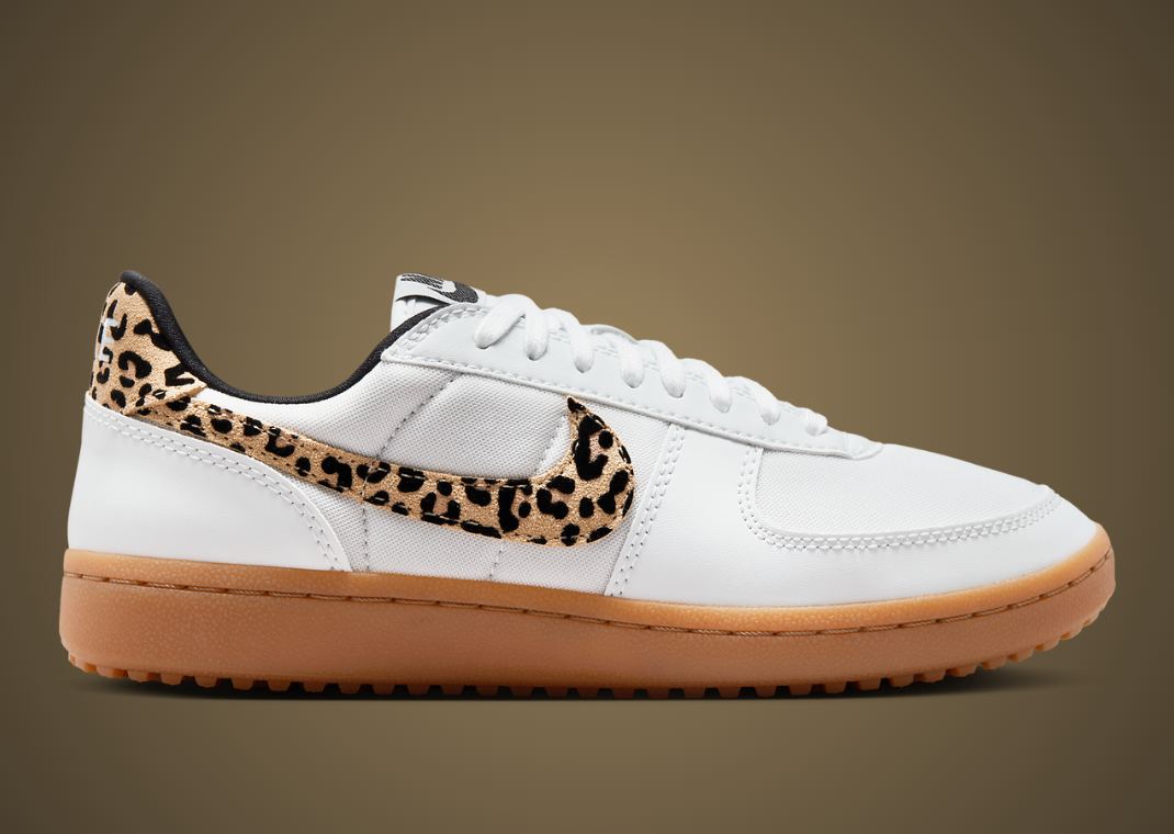 Nike Field General Leopard Print Off-White (W) Lateral