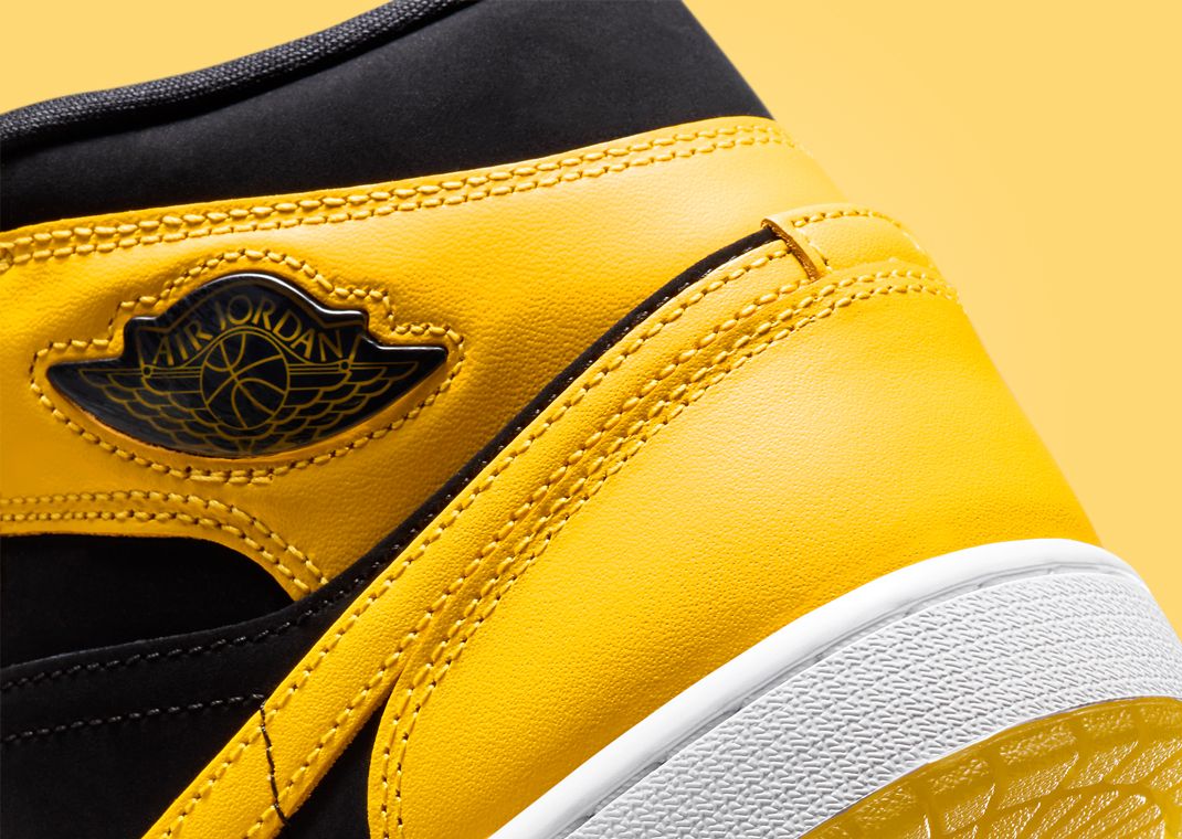 nike air jordan 1 retro mid new love yellow