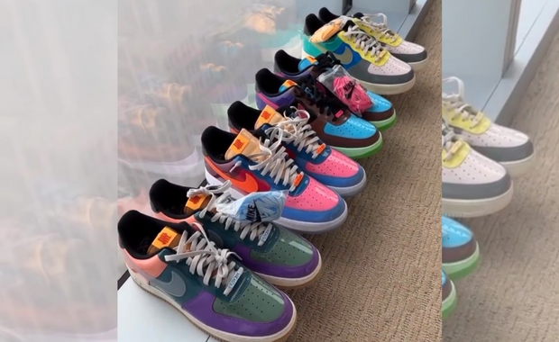 Complete Look At The Undefeated x Nike Air Force 1 Low Patent Pack Complete Look At The Undefeated x Nike Air Force 1 Low Patent Pack